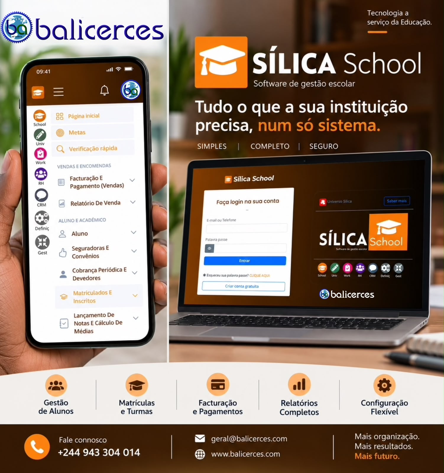 SÍLICA School: BALICERCES implementa solução de gestão escolar no Complexo Escolar Os Pupilos