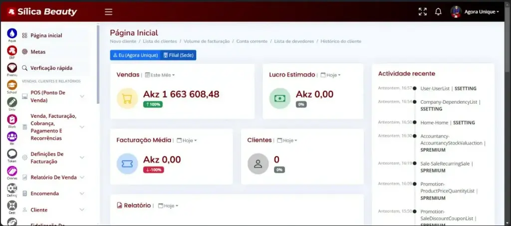 SÍLICA ERP - PLANO OURO